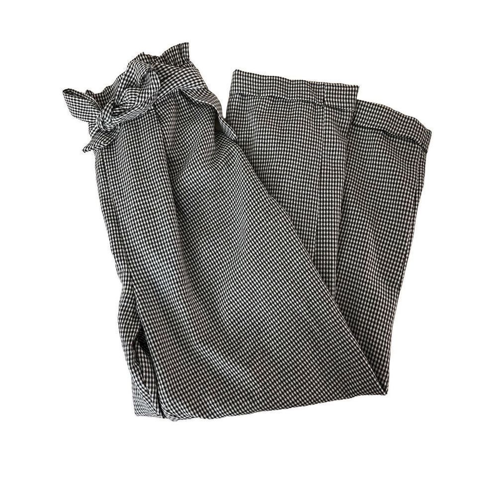 Paper bag plaid pants